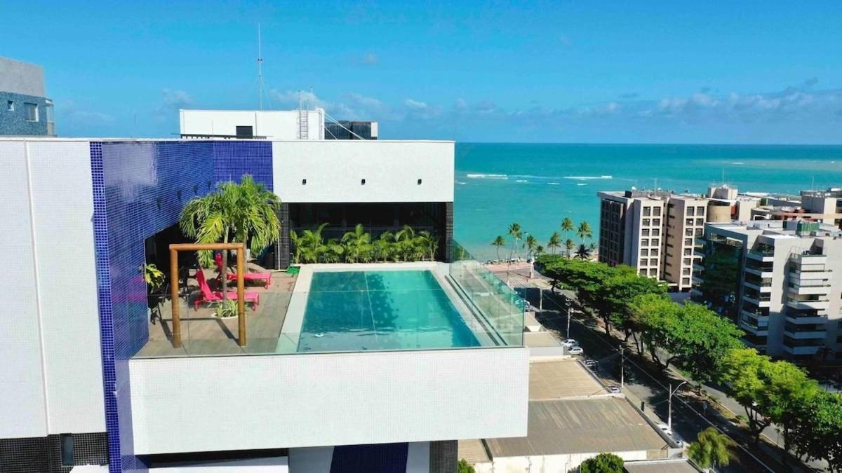 Edificio Sky Concept - Apt 1003 - Quarto E Sala Com Ar Condicionado, Piscina, Academia, Area Kids, Proximo A Praias Turisticas E Bares Badalados Масейо Экстерьер фото