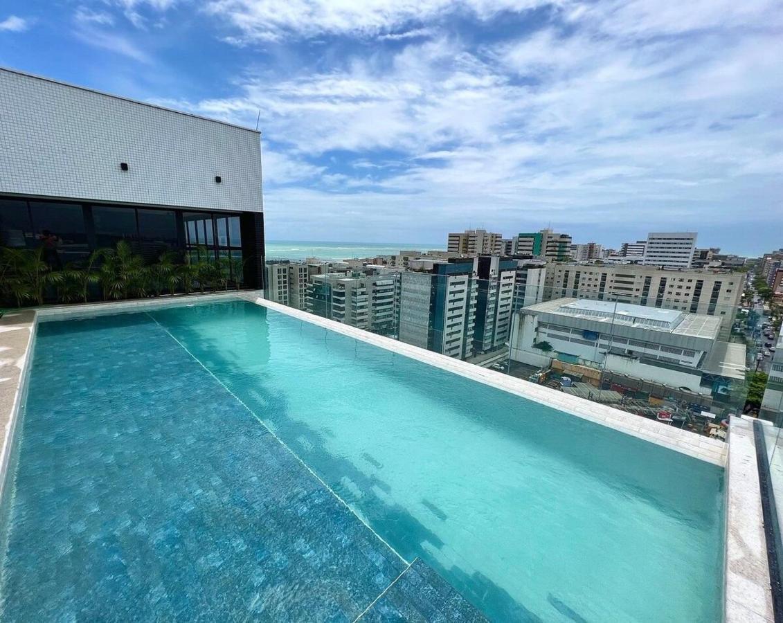 Edificio Sky Concept - Apt 1003 - Quarto E Sala Com Ar Condicionado, Piscina, Academia, Area Kids, Proximo A Praias Turisticas E Bares Badalados Масейо Экстерьер фото